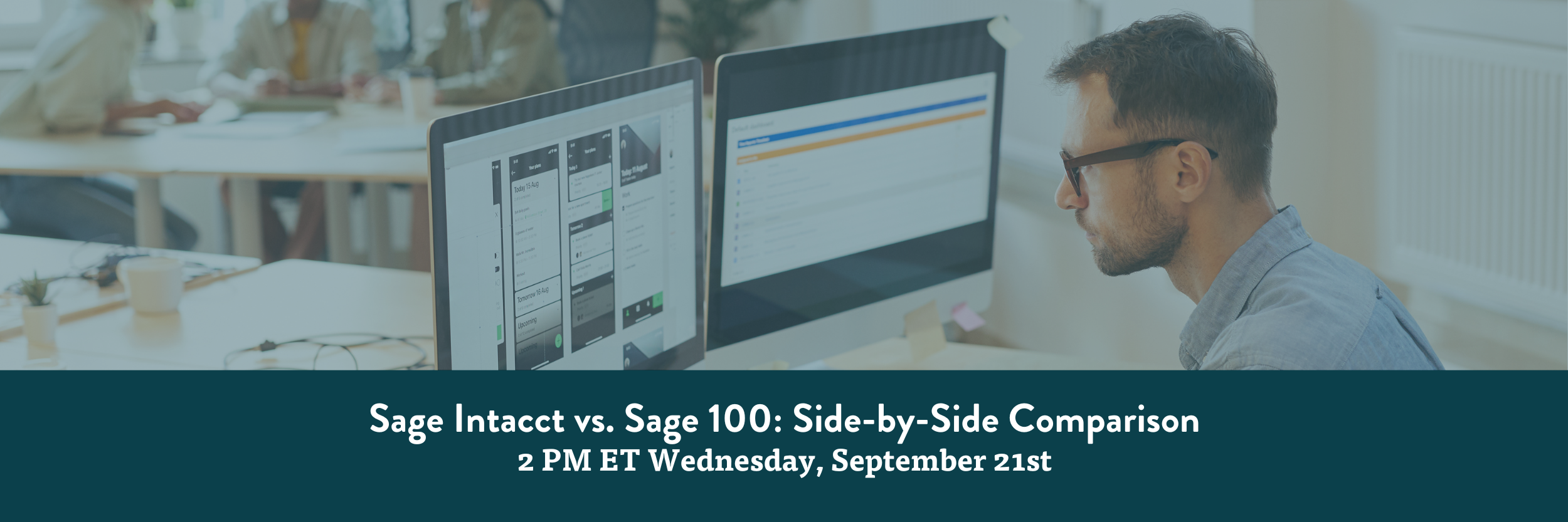 Sage Intacct vs. Sage 100 landing page